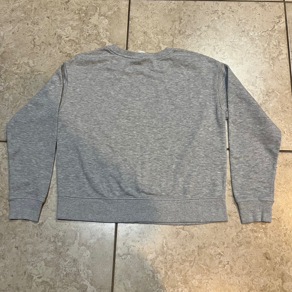 Reebok Juniors: Medium‎ Gray Crew Neck Pullover Sweatshirt Casual Everyday Wear - Picture 5 of 6